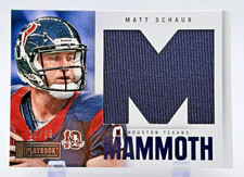 2013 Panini Playbook - Mammoth Materials Matt Schaub #8 /25 (MEM)