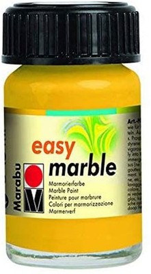 Marabu Marmorierfarbe ''Easy Marble'' mittelgelb 15 ml Glas