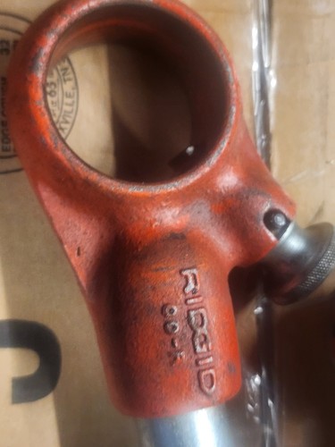 RIDGID 00-R FILETTATRICE PER TUBI CON MATRICI 1/4, 3/8" ottime condizioni. LOTTO #1 - Foto 7 di 9