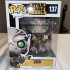 Vaulted Funko Pop! Star Wars Rebels Zeb Vinyl Figure #137