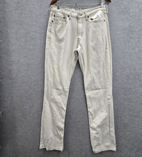 Levi's Men Jeans 33X34 Beige Denim Straight 32" Inseam