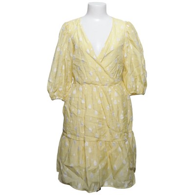 Just Female, Wickelkleid, Größe: 38, model: well wrap, Gelb/Weiß #kCe