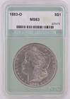 1883-O Morgan Silver Dollar VAM-36A Doubled 18-3 Partial E on Reverse (B3153)