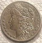 1884 S Morgan, features look good , XF/AU maybe free ship Sigma tested genuine+