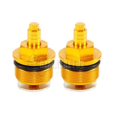 Front Fork Caps Bolts Plug For Harley FXR FXRS 1988-1994 39mm Fork