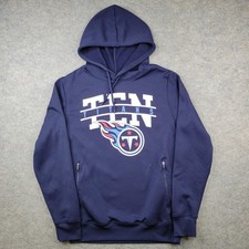 Tennessee Titans Sweatshirt Men Small Blue NFL Football Hoodie NFL Team Apparel