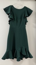 Women's Dark Green Dress Mini