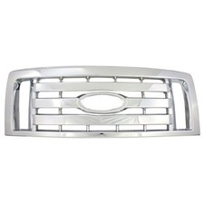 Chrome Snap On Grille Overlay Grill Cover Trim Insert For 2009-2012 Ford F150 Chrome Snap On Grille Overlay Grill Cover Trim Insert For 2009-2012 Ford F150