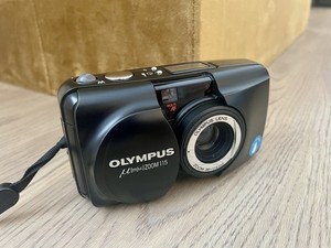 Olympus µmju: Zoom 115 38-115mm 35mm Film Camera Black MJU Tested Excellent TOP