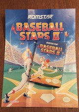 Baseball Stars II 2 (Nintendo NES) BOX & POSTER ONLY