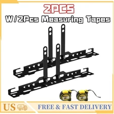 2 PCS Wheel Toe Alignment Tool Plate Automotive Wheel Alignment Tool - Black