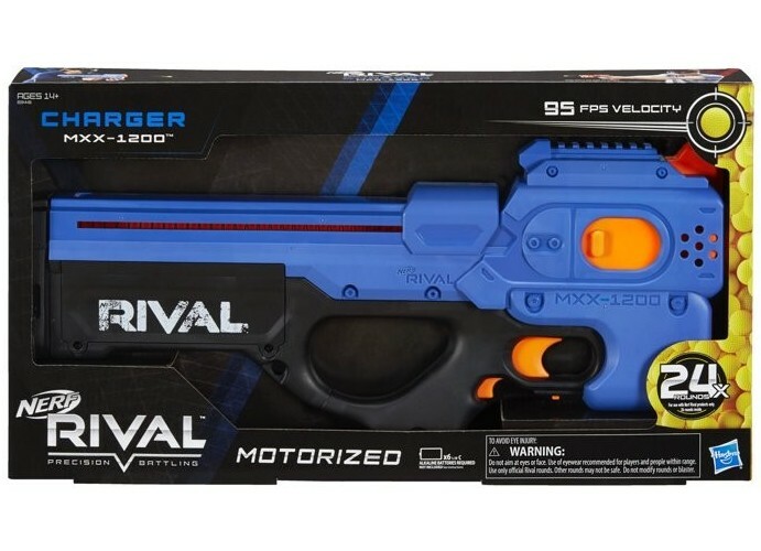 NERF RIVAL CHARGER MXX-1200 Motorized Blaster with 24x High-Impact