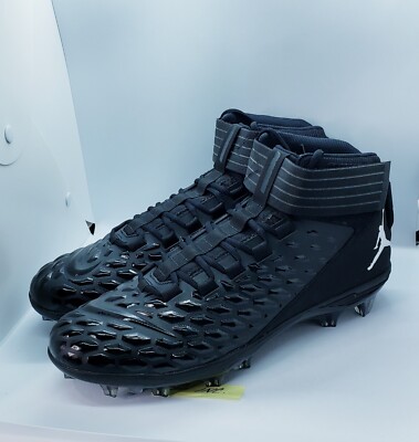 Nike Air Jordan Force Savage Pro 2 Football Cleats Mens Size CV1663-003 NEW Men Nike Air Jordan Force Savage Pro 2 Black Football Cleats  main image 2