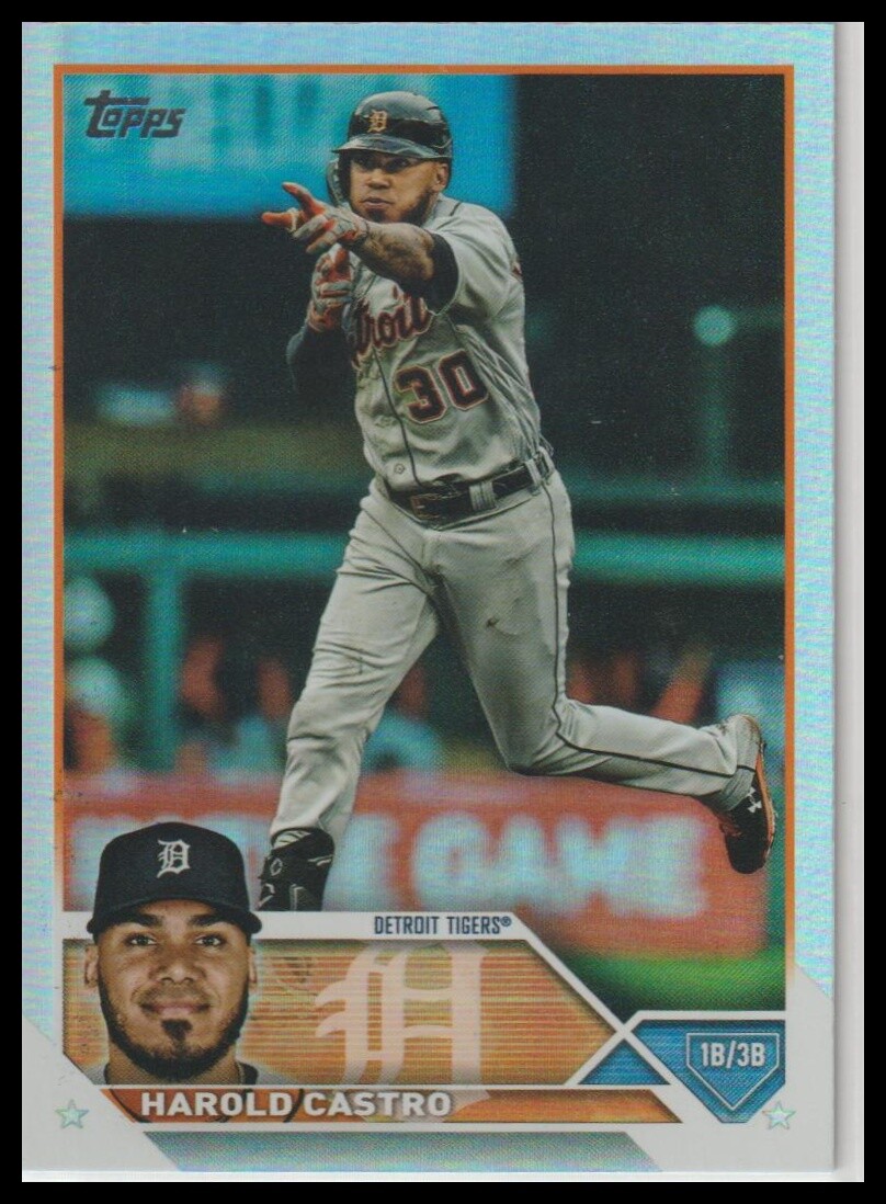 2023 Topps Harold Castro Rainbow Foil Detroit Tigers