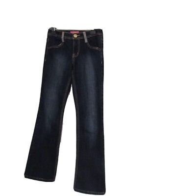 South Pole Girls Denim Jeans, Blue, Embroidery, Graphic Studs Sz:12, RN:82628