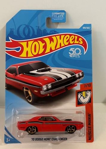 Hot Wheels 70 Dodge Hemi Challenger Muscle Mania