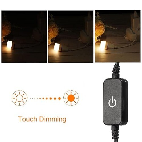 Sourcing Map LED Touch Inline Dimmer 5V 3A USB Kabel Taktschalter Controller - Bild 4 von 4