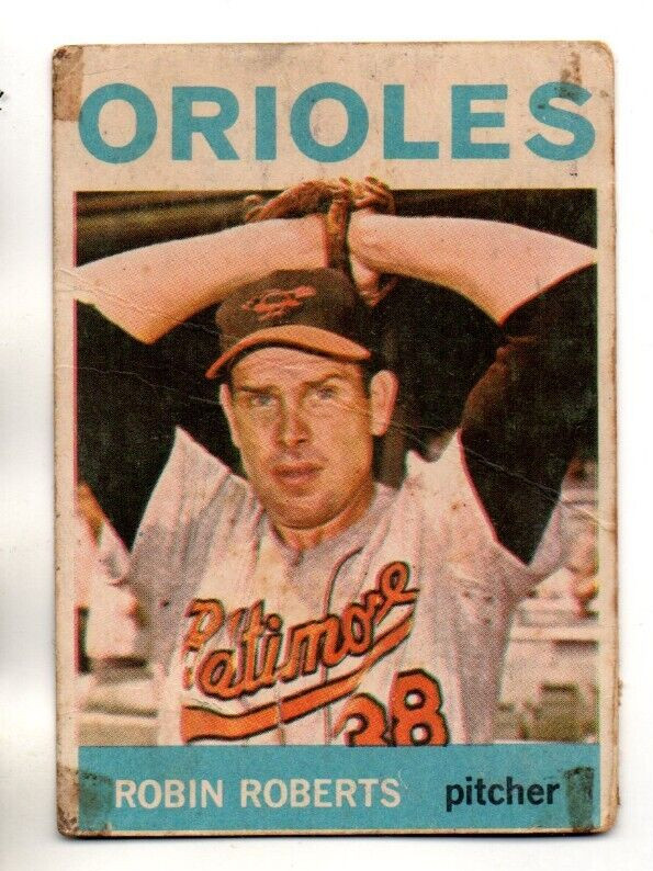 1964 Topps Venezuela Venezuelan #285 ROBIN ROBERTS POOR VINTAGE 1960S FREE SHIP