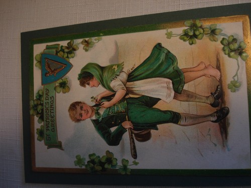 Lot Of 8 St. Patrick's Day Postcards Cardboard Mounted Backs - Picture 2 of 4
