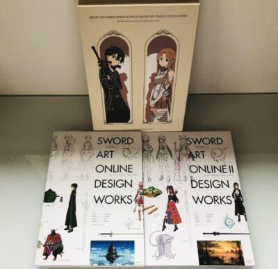 ソードアート・オンライン デザインワークス　Ⅰ・Ⅱ　２冊セット　希少 レア 画集 ソードアート・オンライン デザインワークス Ⅰ・Ⅱ 2冊セット