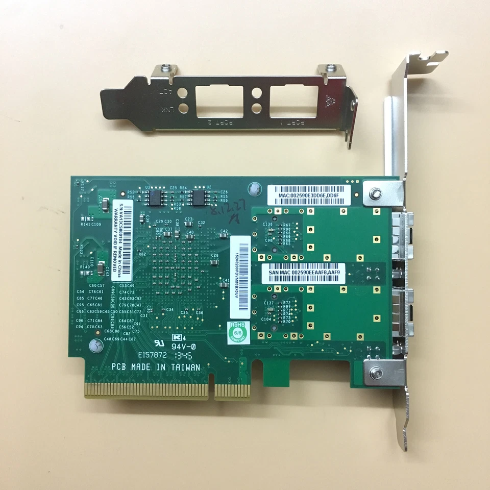 AOC-STGN-I2S SUPERMICRO REV 2.0 DUAL PORT 10 GIGABIT ETHERNET CARD - Image 2 of 4