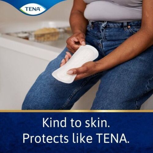 128 x TENA Lights Sensitive Ultra Normal Incontinence Pads - 8 Pack of 16 - Picture 4 of 5