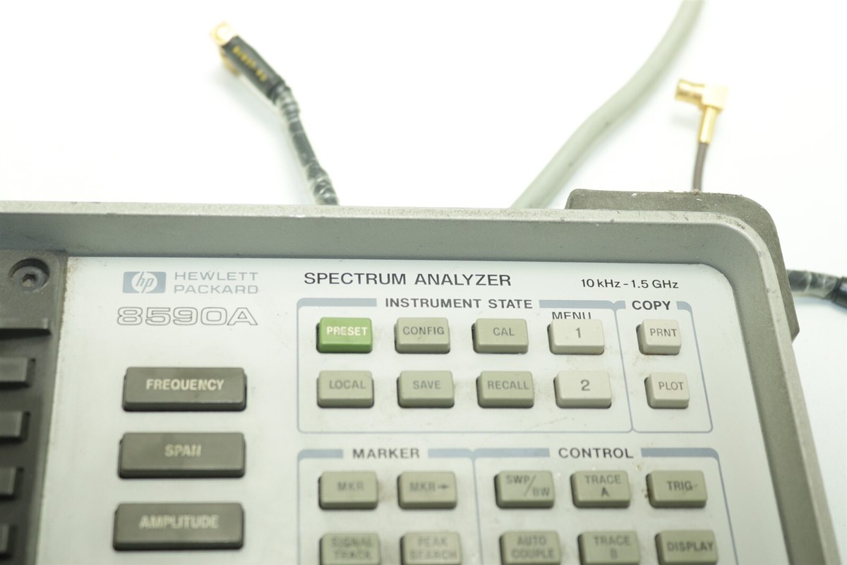 HP Hewlett Packard 8590A Spectrum Analyzer 10khz-1.5GHZ | eBay