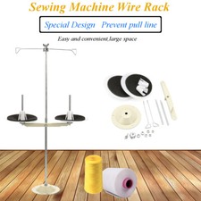1 Set 2 Spool Thread Stand Pipe Thru Top T Type For Industrial Sewing Machine