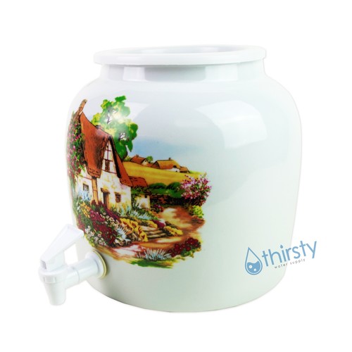Dispensador de barro de agua para el hogar cabaña cerámica porcelana grifo válvula nuevo - Imagen 3 de 3