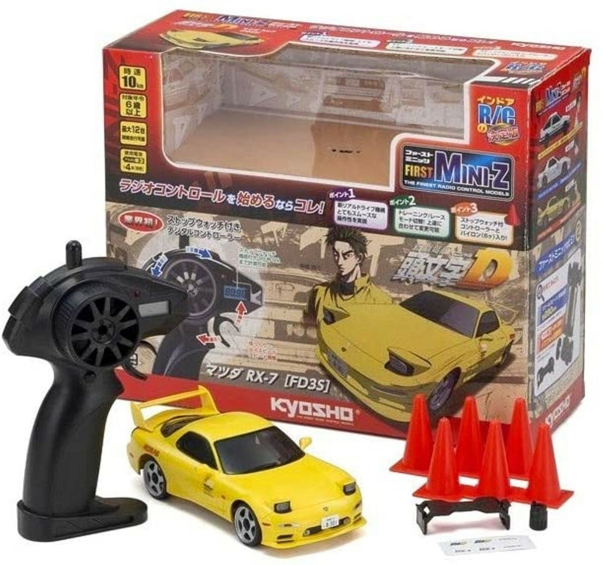 66603 FD3S Kyosho First MINI-Z Initial D Mazda RX-7 RC Car