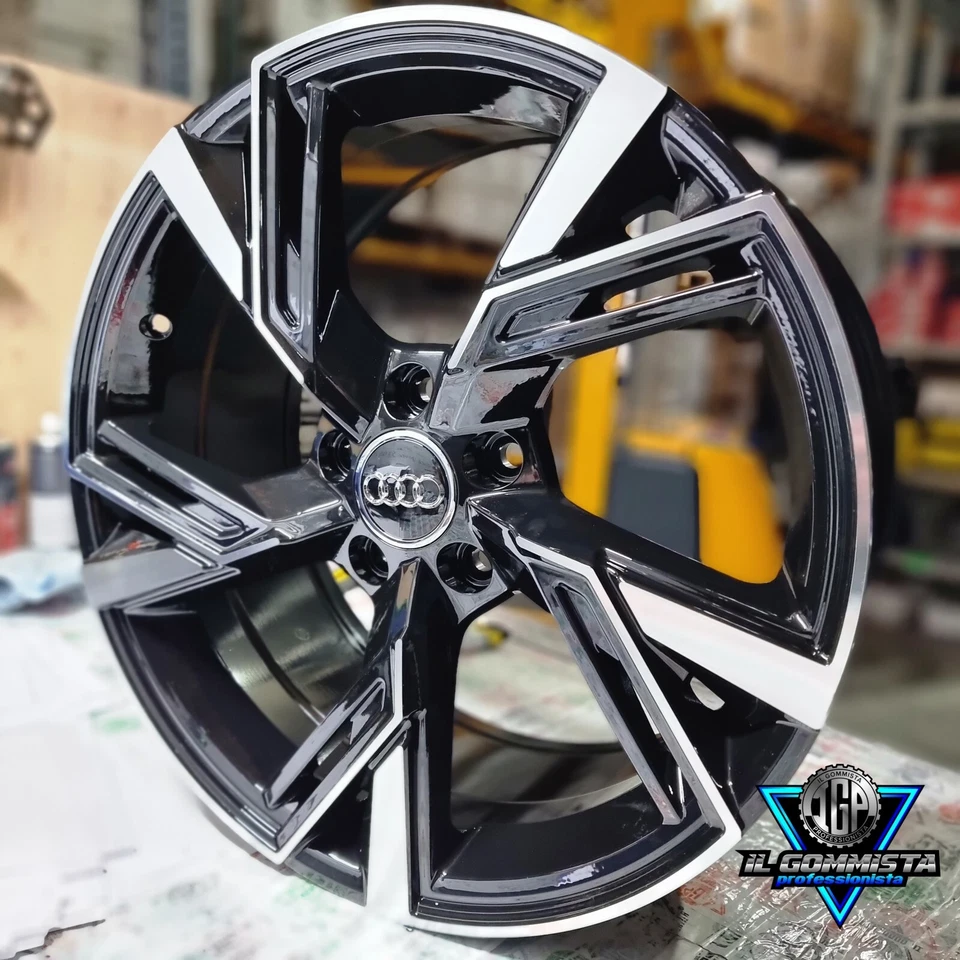 RS6 KIT 4 Cerchi In Lega 17" Compatibili con Audi A3 A4 Q2 Q3 Q5 e-Tron S-line - Imagen 3 de 4