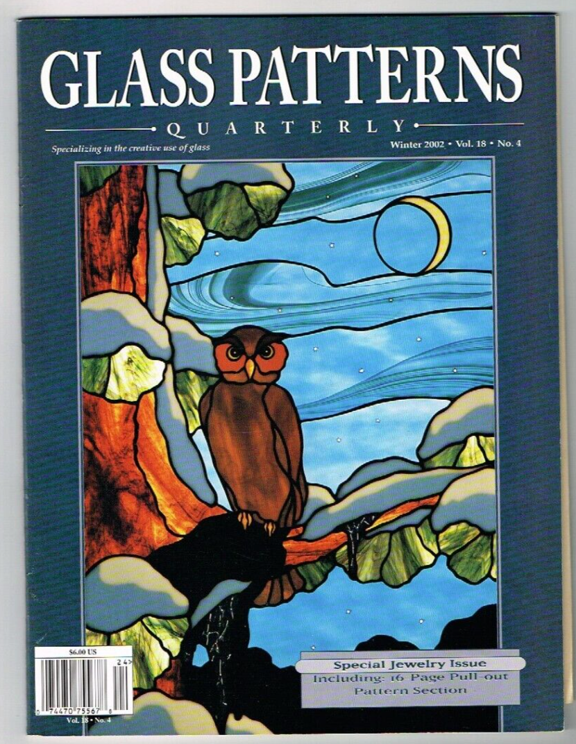 Stained Glass Pattern Quarterly Jewelry Issue Winter 2002 Pull Out Intact
