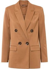 Blazer in Petite mit dekorativen Knöpfen Gr. 34 Cognac Damenblazer Sakko Neu*