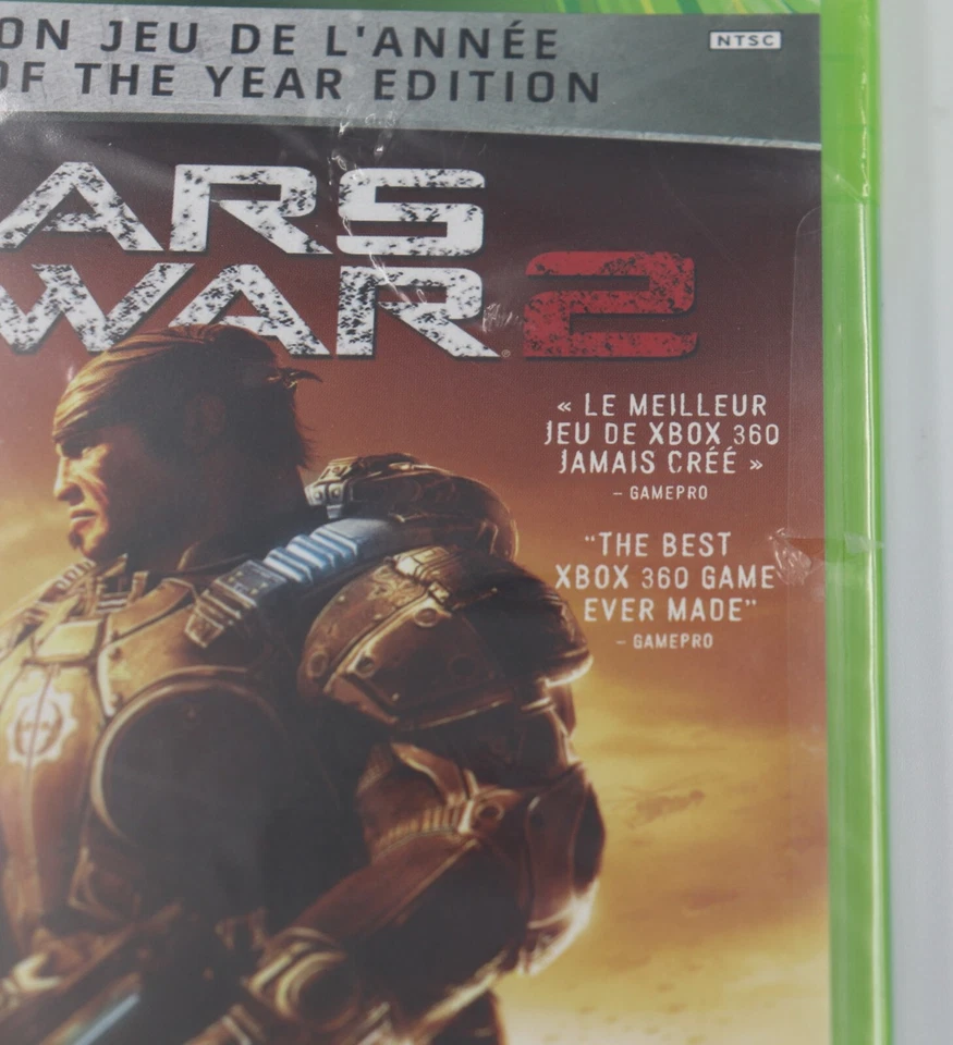 Gears of War 2 Microsoft Xbox 360 Game New Sealed (Minor Flaws) Used - Image 2 of 4
