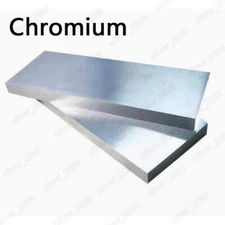 1pcs 99.9% High-Purity Pure Chromium Cr Metal Sheet Plate