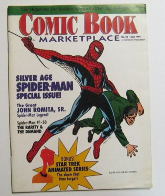 Comic Book Marketplace #24 June 1995 Spider-Man Cover Star Trek Bonus