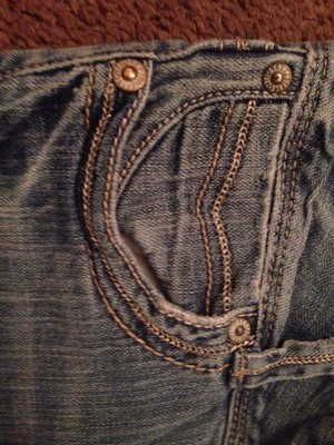 Jeans Boot Cut Aeropostale Femme - Taille 3/4 Délavé Clair - Occasion Très Bon état