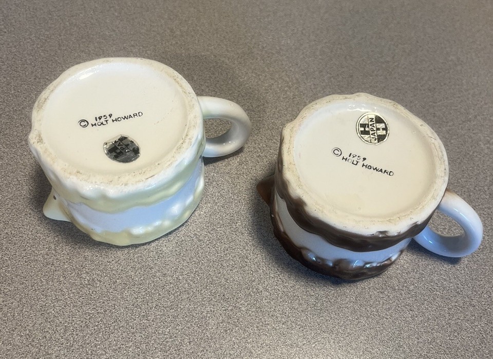 Holt Howard 1959 Chocolate And Butterscotch Condiment Pitchers | eBay