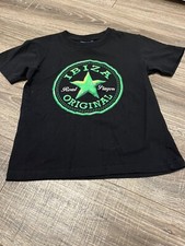 Ibiza Original Black And Green Kids T Shirt Size 5/6
