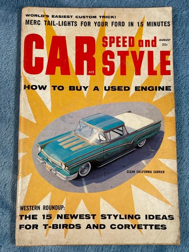 Vintage Car Speed and Style Magazine Vol:4 No.2 1959 Irwin Stein Paperback