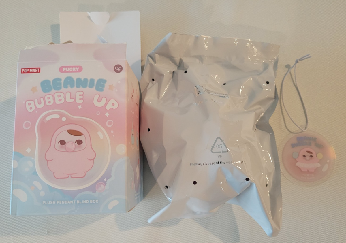 POP MART BEANIE BUBBLE UP アソートボックス POP MART PUCKY BEANIE BUBBLE UP SERIES-Plush Pendant Blind