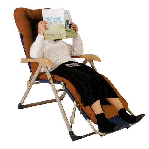 Lounge Chair Cushions 67" Chaise Lounger Outdoor Recliner Cushion Soft Sofa Mat - Picture 4 of 83