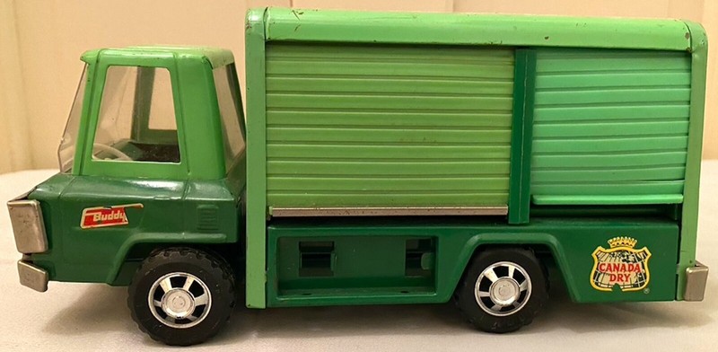 Vintage Buddy L Canada Dry Toy Delivery Truck (Pressed Steel)