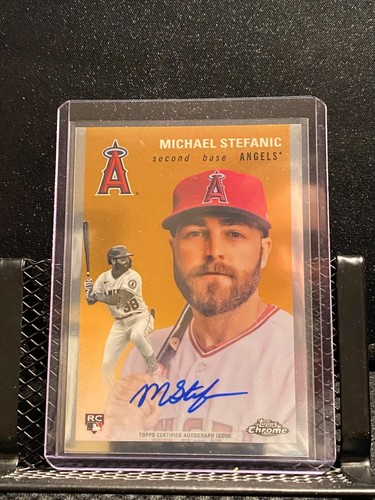 Michael Stefanic (RC) 2023 Topps Chrome Platinum Rookie Auto - Angels