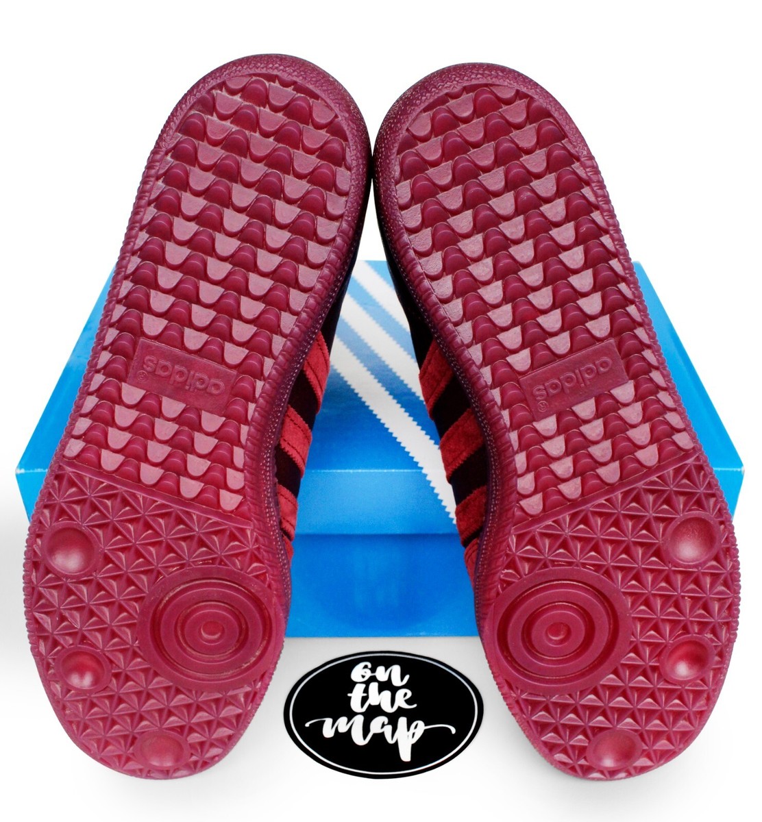 アディダス adidas Samba Jonah Hill Burgund Adidas Samba X Jonah Hill Maroon Burgundy Red UK 5 7 8 9 10