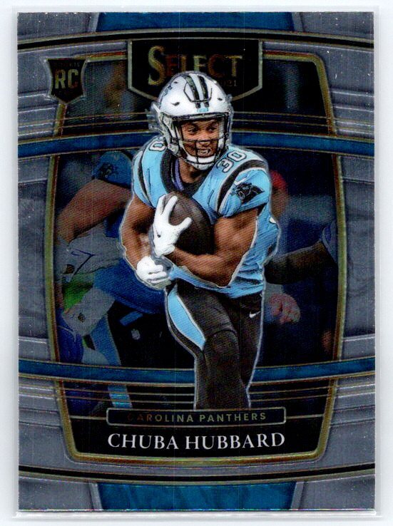 Chuba Hubbard 2021 Panini Select Rookie #76