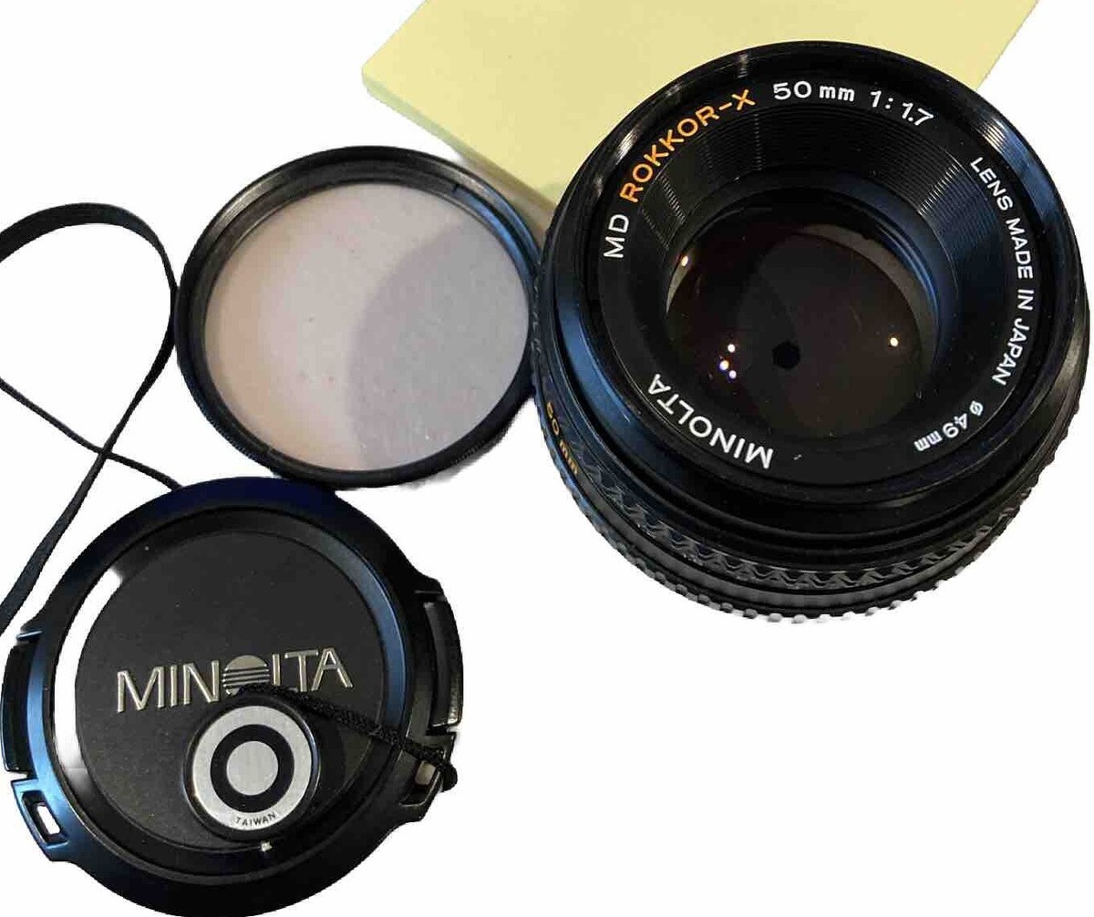 Minolta MD Rokkor X, 50mm, f1.7 Manual Focus Lens | eBay Minolta MD Rokkor X, 50mm, f1.7 Manual Focus Lens | eBay