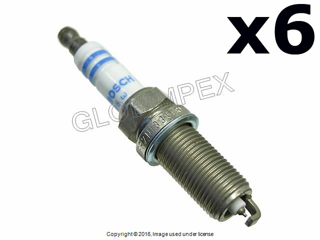 LAND ROVER LR2 2008-2012 Spark Plug Set of 6 BOSCH  Warranty