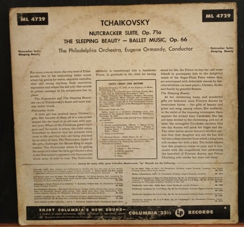 1952 Tchaikovsky: Nutcracker Suite "The Sleeping Beauty" Ballet Hi-fi Vinyl LP - Picture 6 of 6