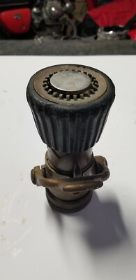 Vintage Elkhart Br Mfg Co Solid Fire Hose Nozzle Elkhart Br Mfg Co Solid